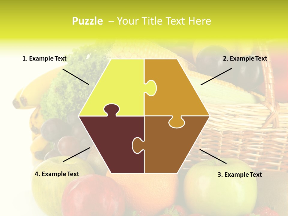 Apples Vegetables Tropical PowerPoint Template