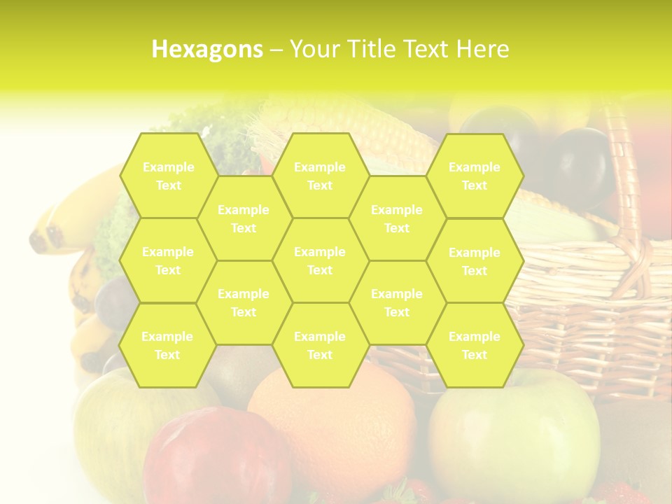 Apples Vegetables Tropical PowerPoint Template