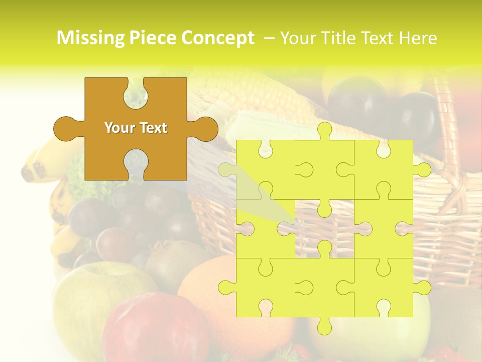 Apples Vegetables Tropical PowerPoint Template