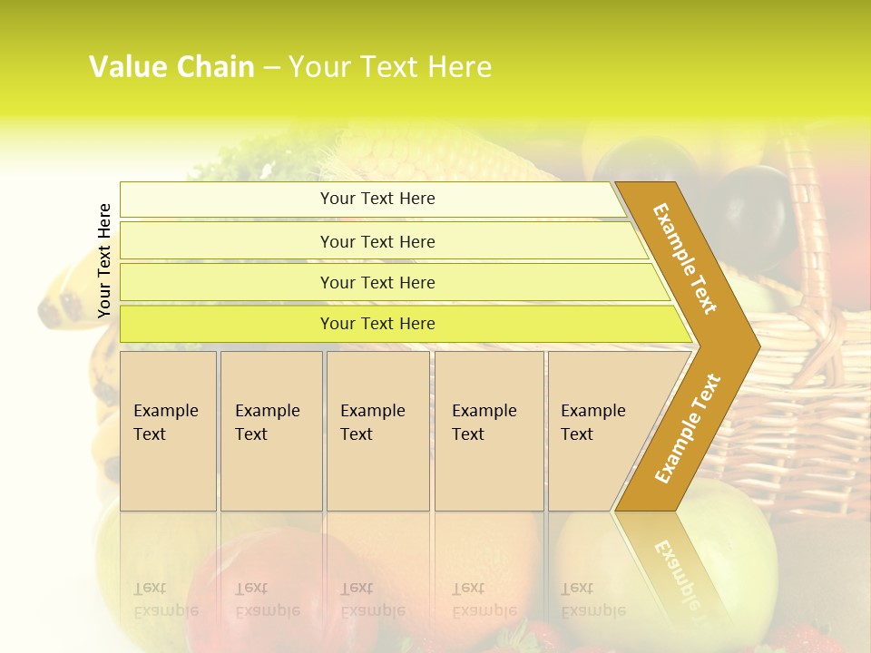 Apples Vegetables Tropical PowerPoint Template
