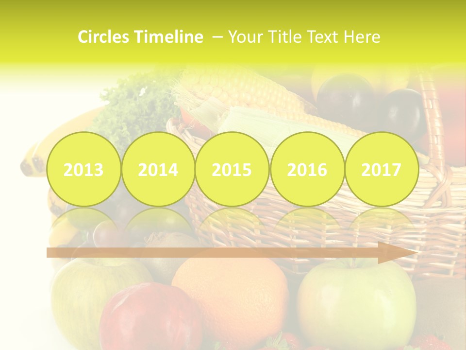 Apples Vegetables Tropical PowerPoint Template