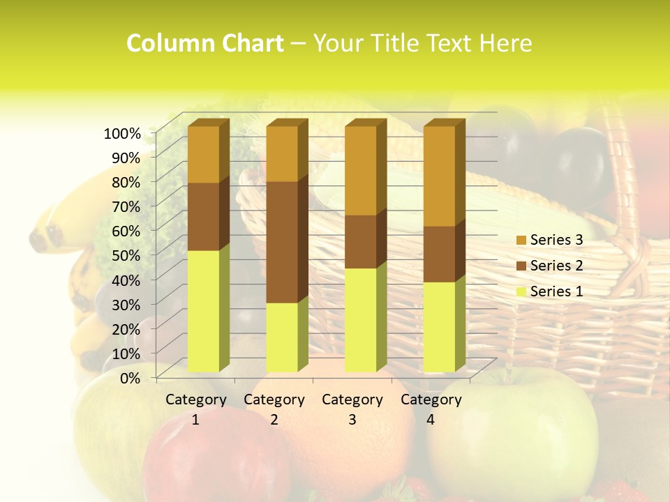 Apples Vegetables Tropical PowerPoint Template