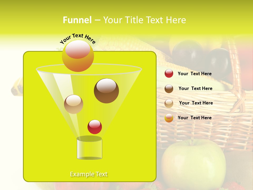 Apples Vegetables Tropical PowerPoint Template