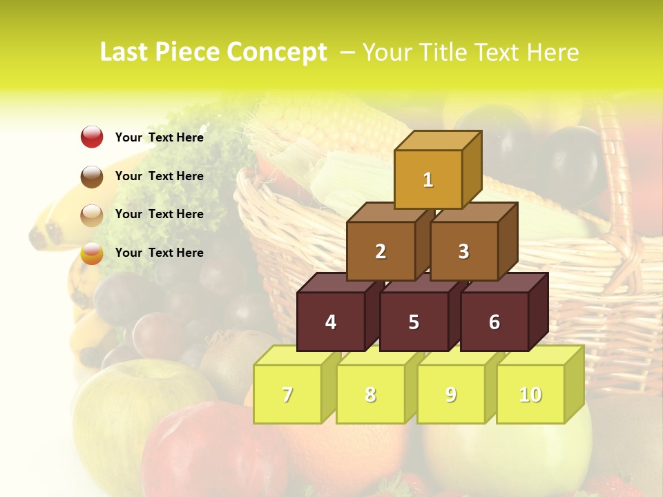 Apples Vegetables Tropical PowerPoint Template