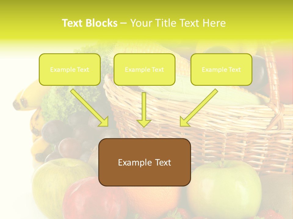 Apples Vegetables Tropical PowerPoint Template