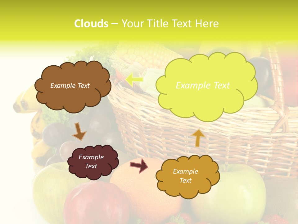 Apples Vegetables Tropical PowerPoint Template