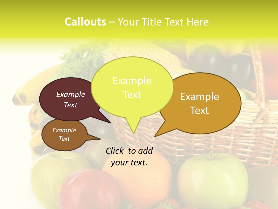 Apples Vegetables Tropical PowerPoint Template