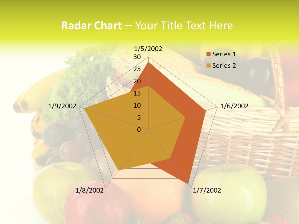Apples Vegetables Tropical PowerPoint Template