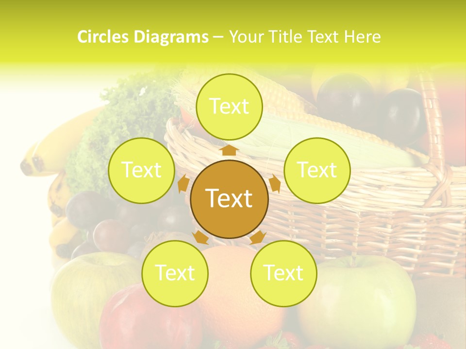 Apples Vegetables Tropical PowerPoint Template