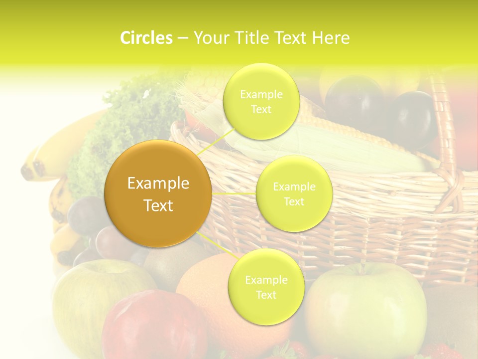 Apples Vegetables Tropical PowerPoint Template