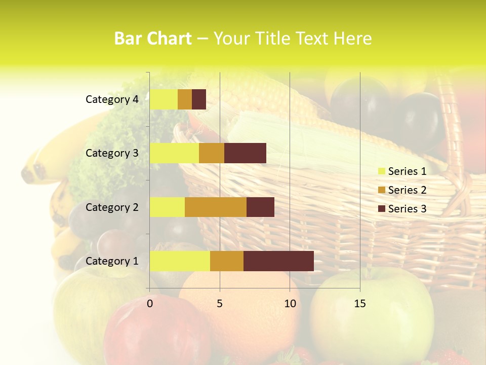 Apples Vegetables Tropical PowerPoint Template