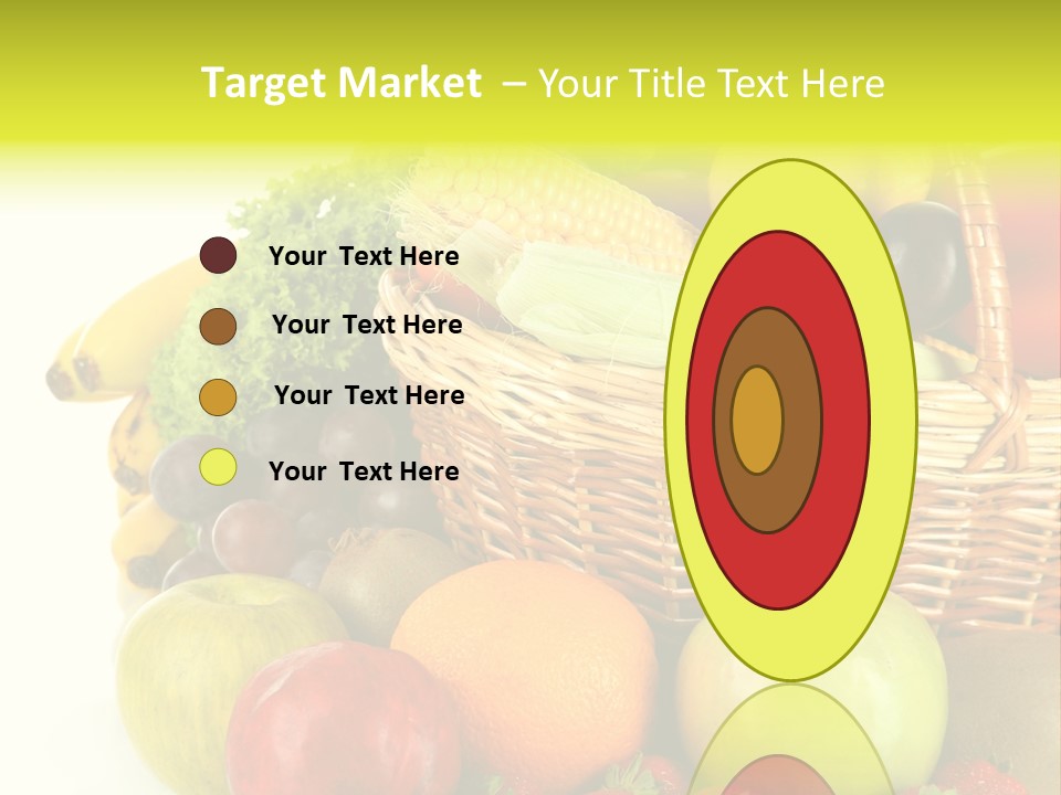 Apples Vegetables Tropical PowerPoint Template