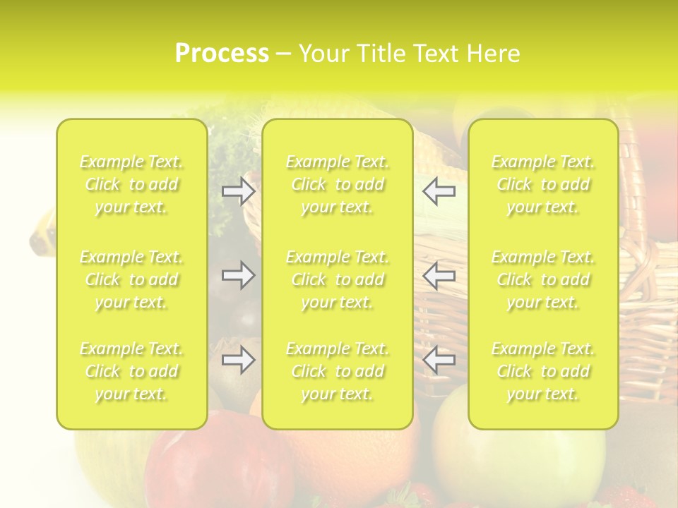 Apples Vegetables Tropical PowerPoint Template