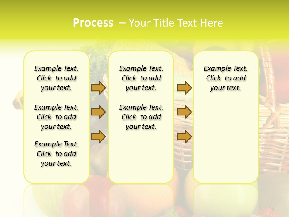 Apples Vegetables Tropical PowerPoint Template