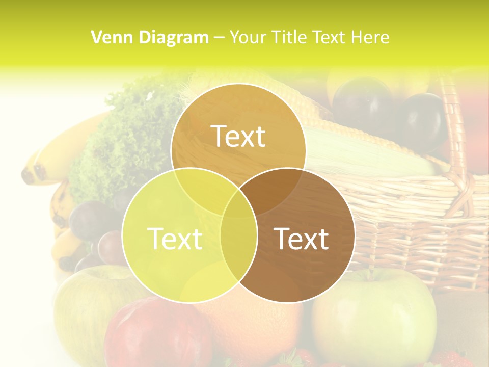 Apples Vegetables Tropical PowerPoint Template