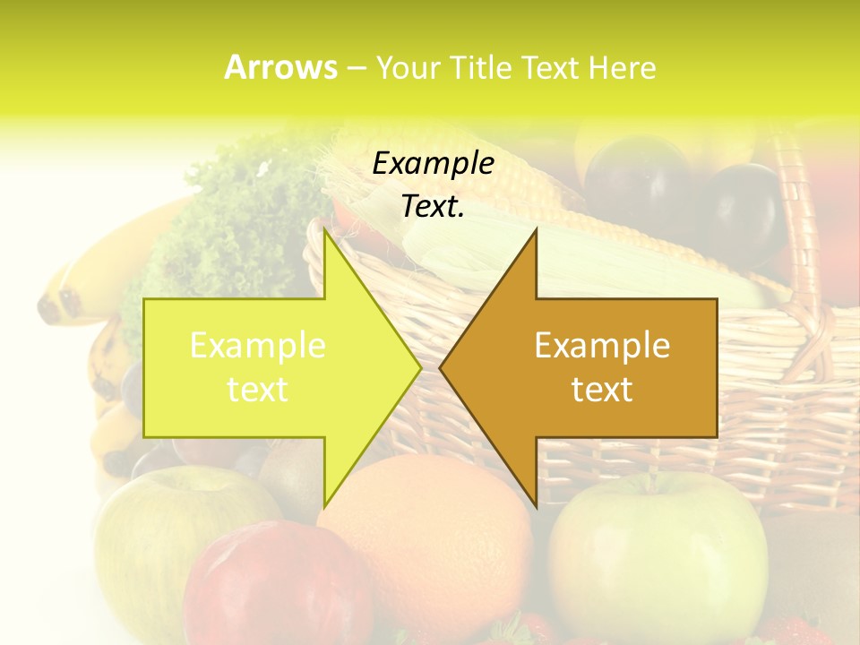 Apples Vegetables Tropical PowerPoint Template