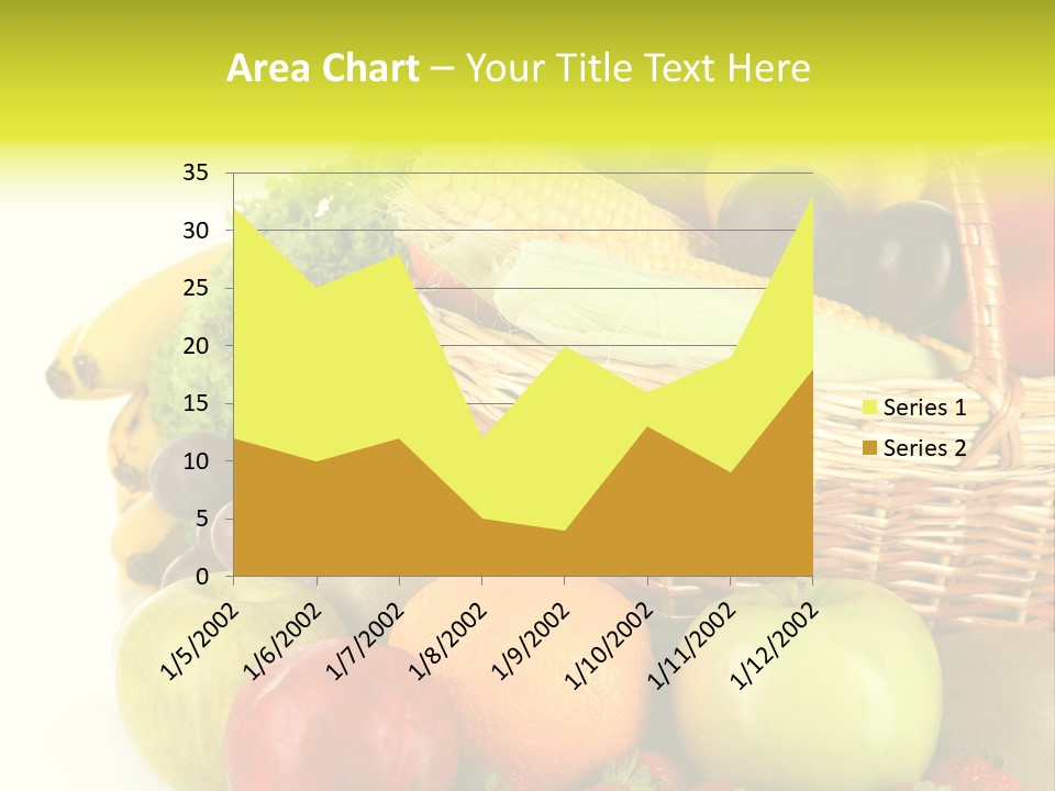 Apples Vegetables Tropical PowerPoint Template