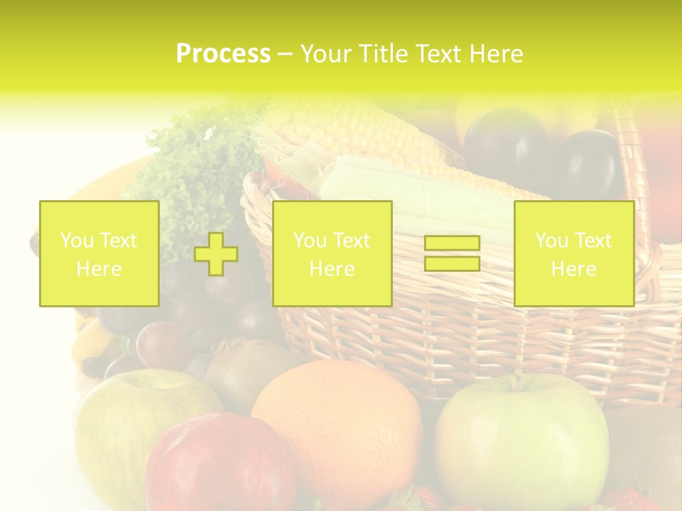 Apples Vegetables Tropical PowerPoint Template