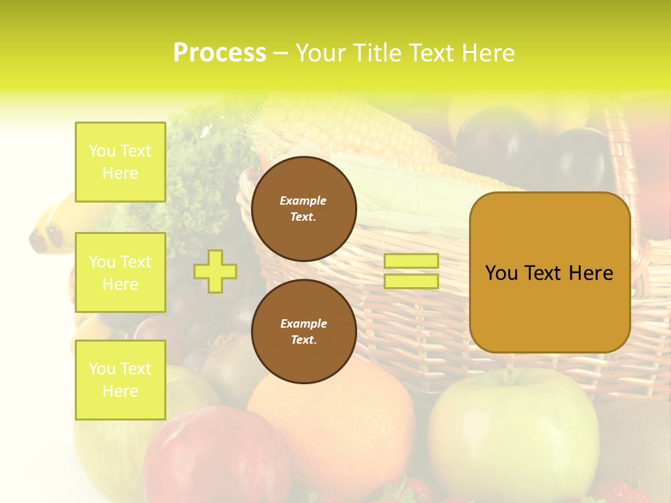 Apples Vegetables Tropical PowerPoint Template