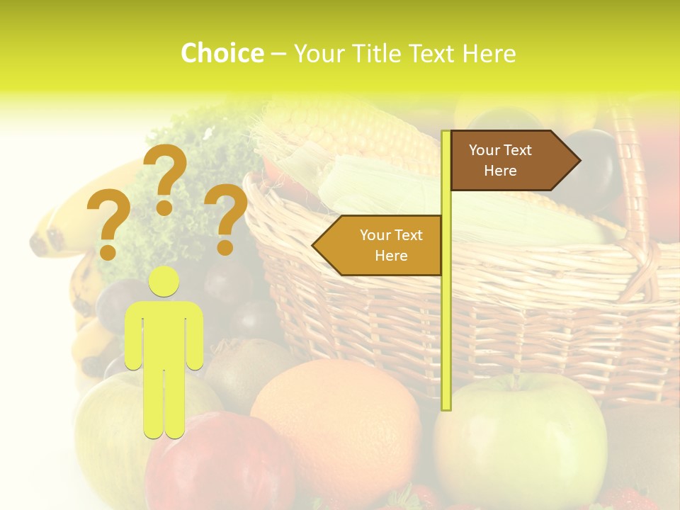 Apples Vegetables Tropical PowerPoint Template