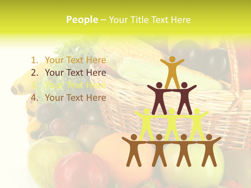 Apples Vegetables Tropical PowerPoint Template