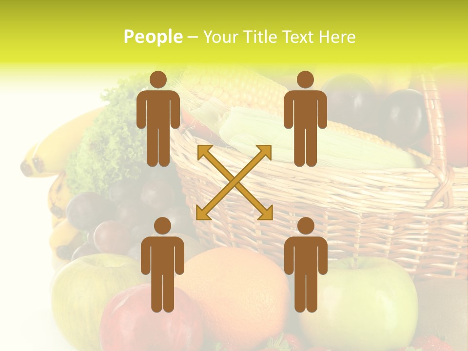 Apples Vegetables Tropical PowerPoint Template