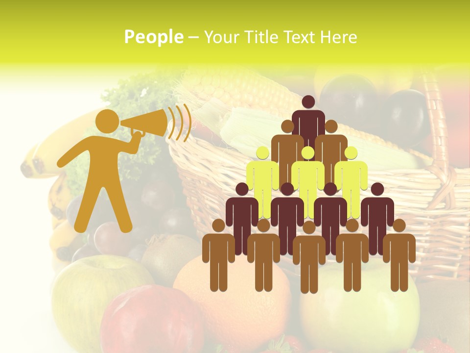 Apples Vegetables Tropical PowerPoint Template