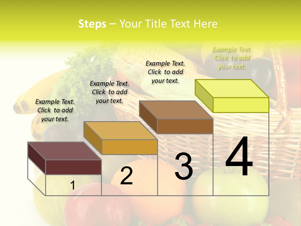 Apples Vegetables Tropical PowerPoint Template