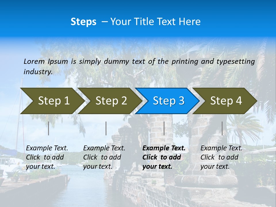 Nelson Nelsons Dock PowerPoint Template