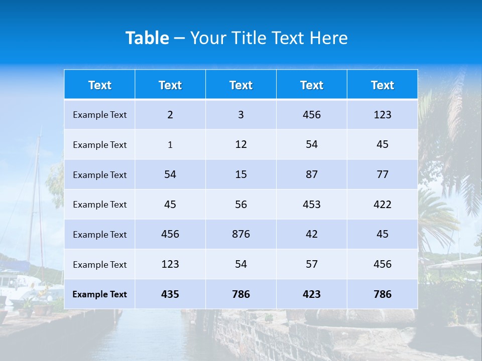 Nelson Nelsons Dock PowerPoint Template