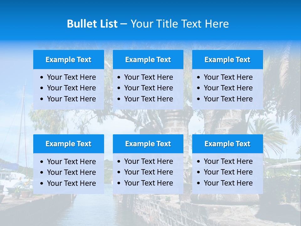 Nelson Nelsons Dock PowerPoint Template