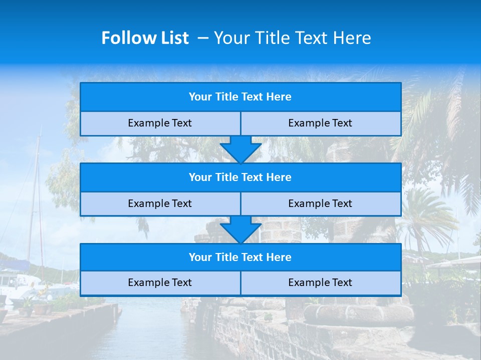 Nelson Nelsons Dock PowerPoint Template
