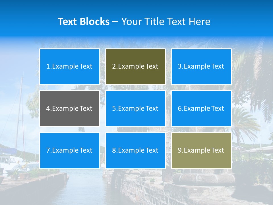 Nelson Nelsons Dock PowerPoint Template