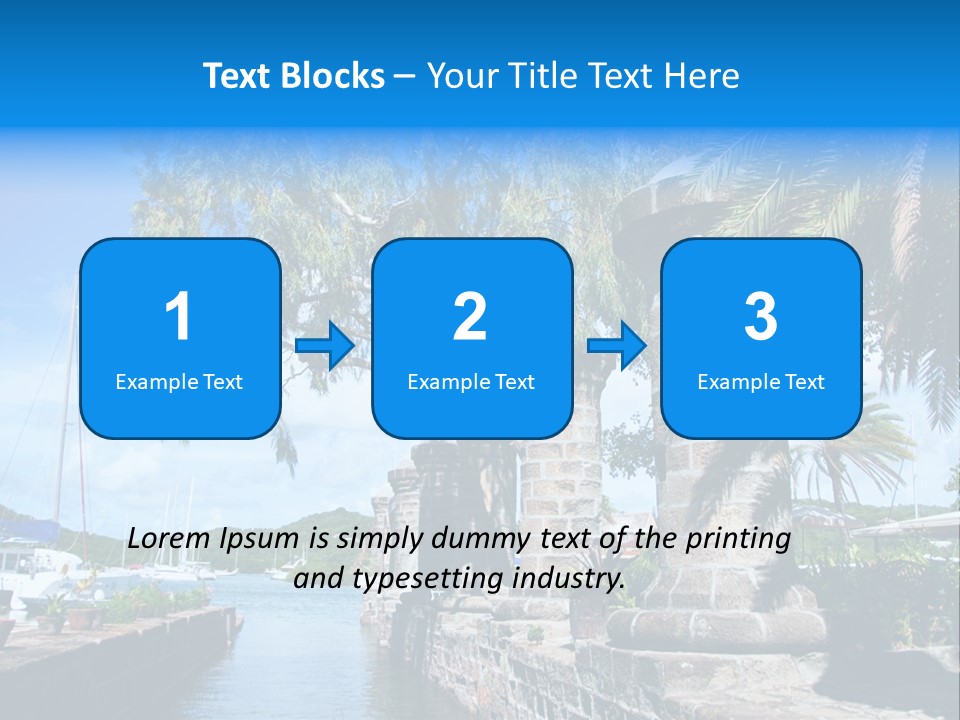 Nelson Nelsons Dock PowerPoint Template