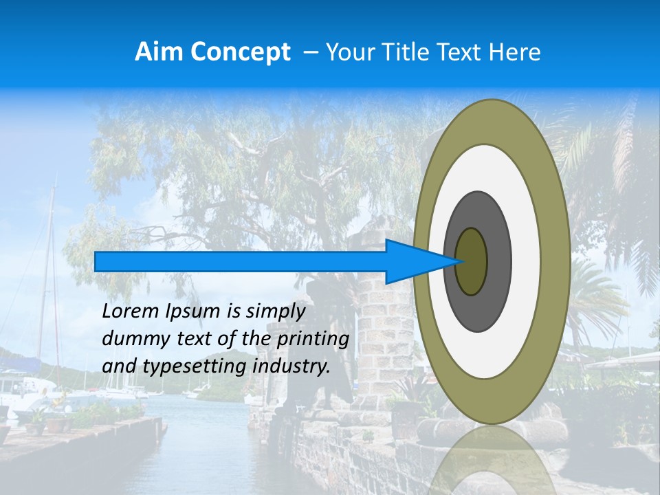 Nelson Nelsons Dock PowerPoint Template