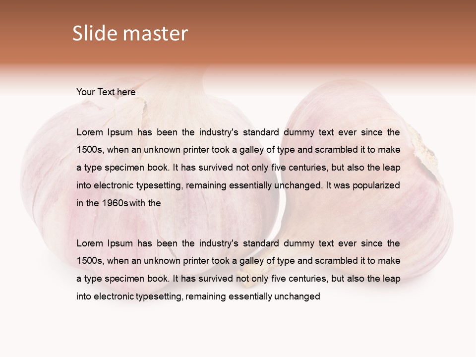 Raw Vegetarian Spice PowerPoint Template