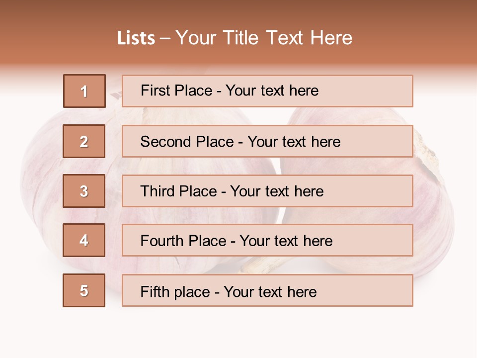 Raw Vegetarian Spice PowerPoint Template