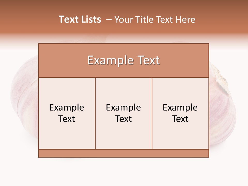 Raw Vegetarian Spice PowerPoint Template