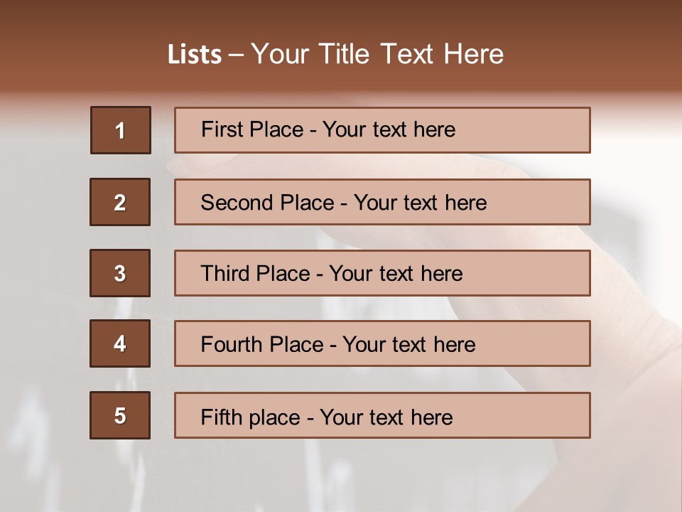 Scratching Fingernail Blackboard PowerPoint Template