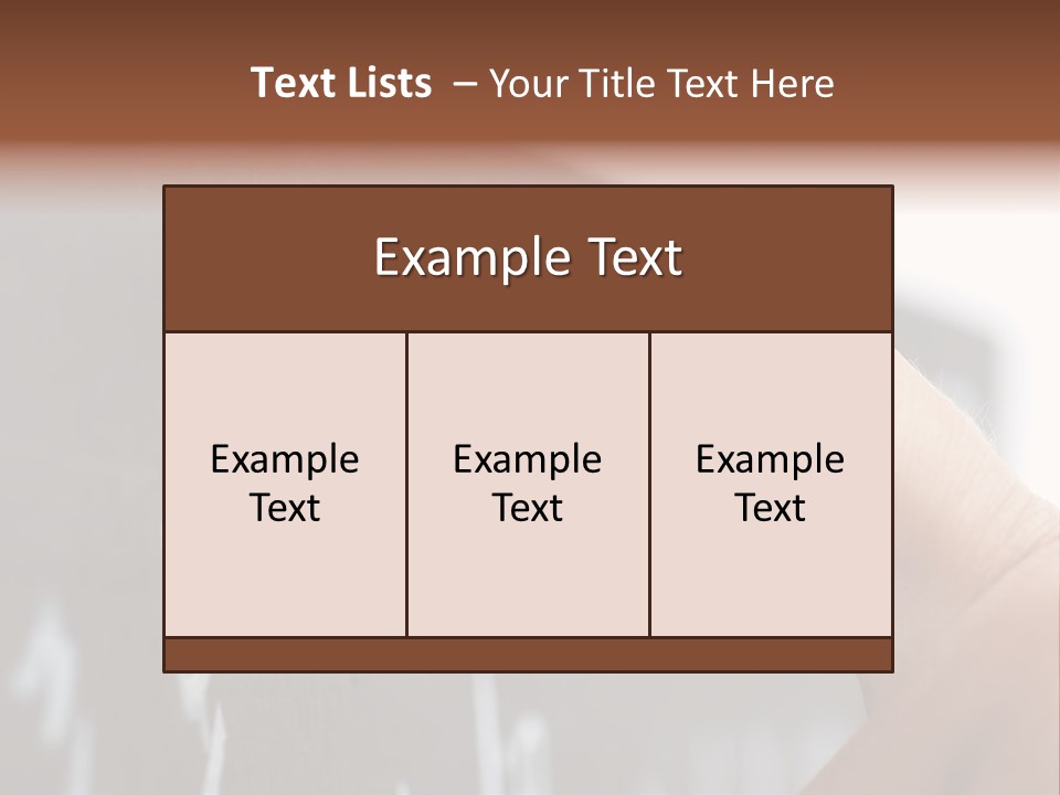 Scratching Fingernail Blackboard PowerPoint Template