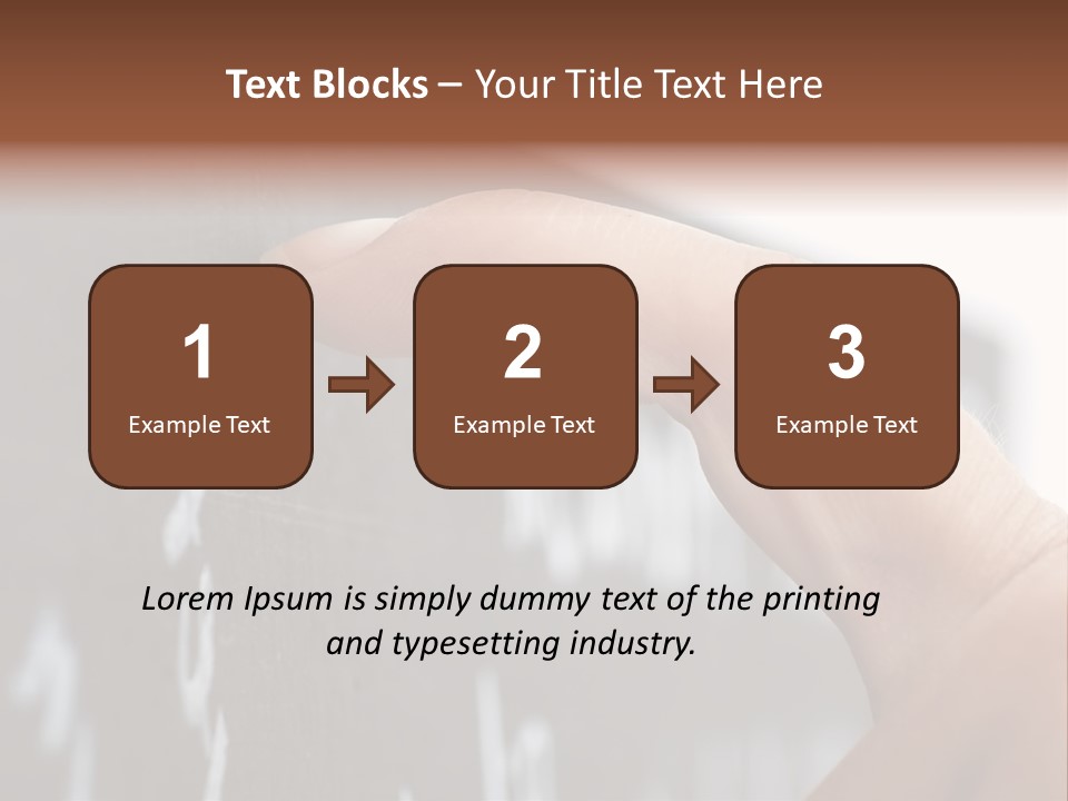 Scratching Fingernail Blackboard PowerPoint Template
