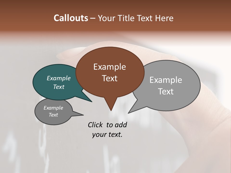 Scratching Fingernail Blackboard PowerPoint Template