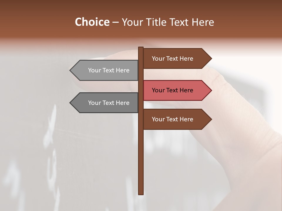 Scratching Fingernail Blackboard PowerPoint Template