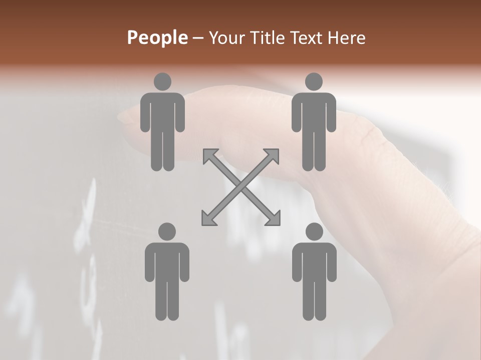 Scratching Fingernail Blackboard PowerPoint Template