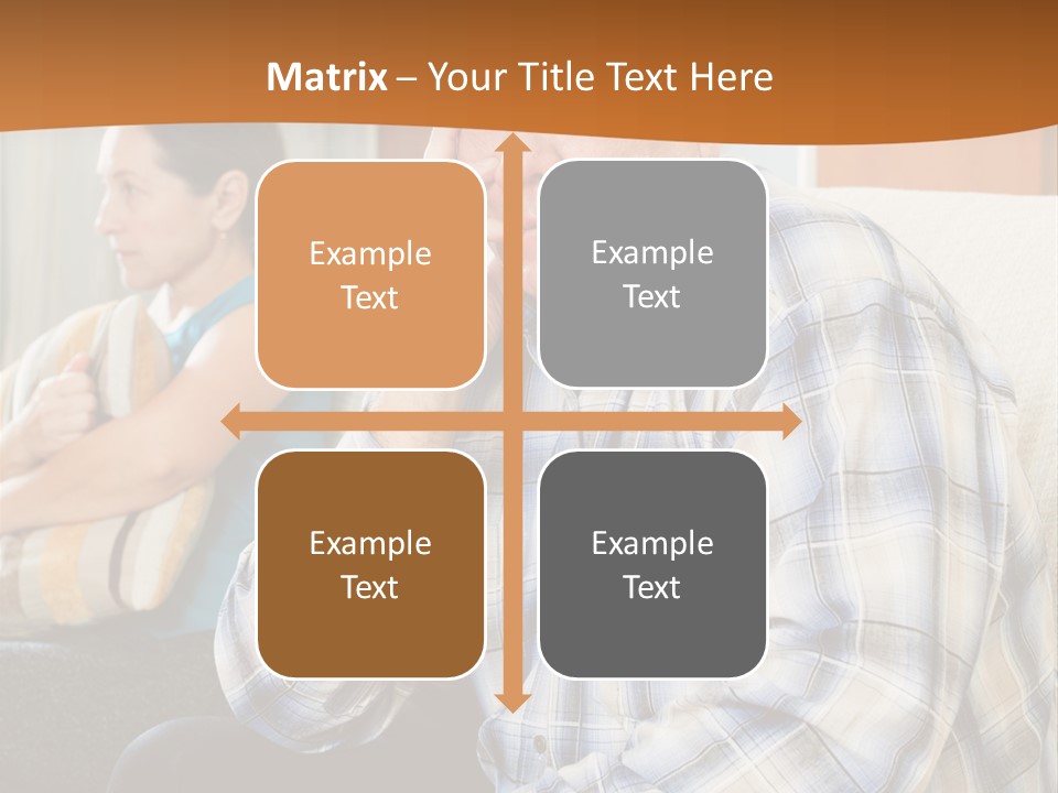 Sadness Mature Pensioner PowerPoint Template