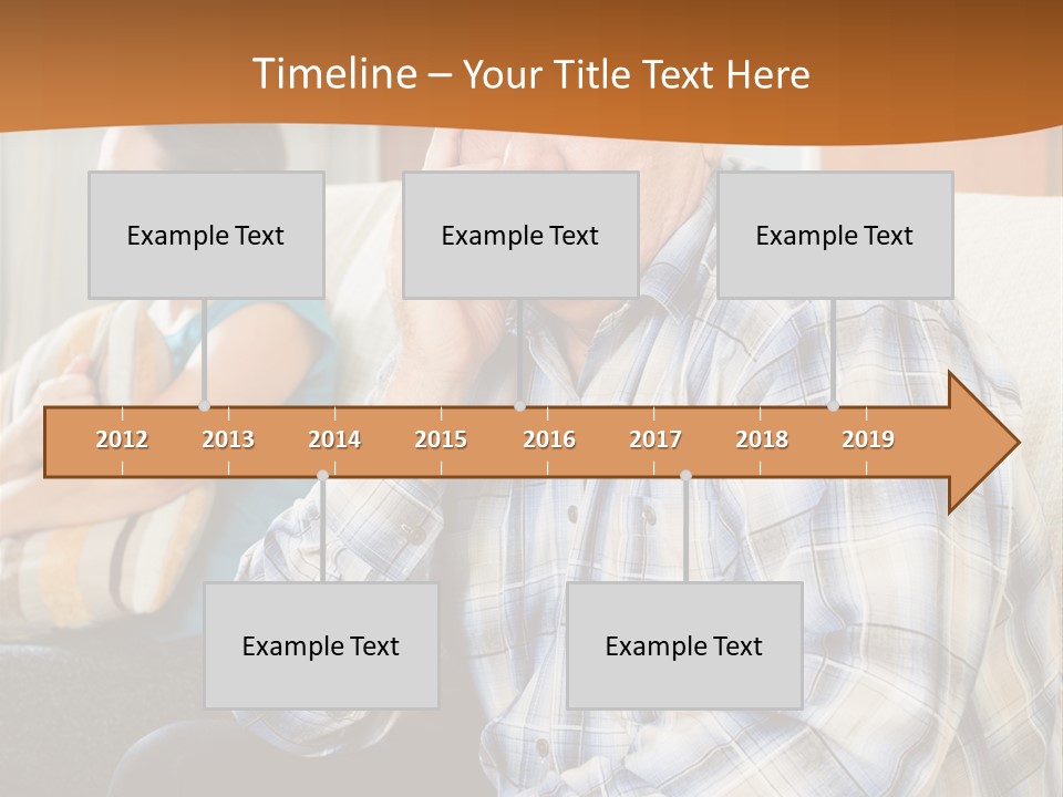 Sadness Mature Pensioner PowerPoint Template