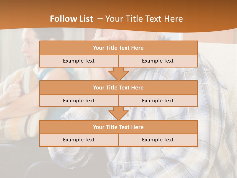 Sadness Mature Pensioner PowerPoint Template