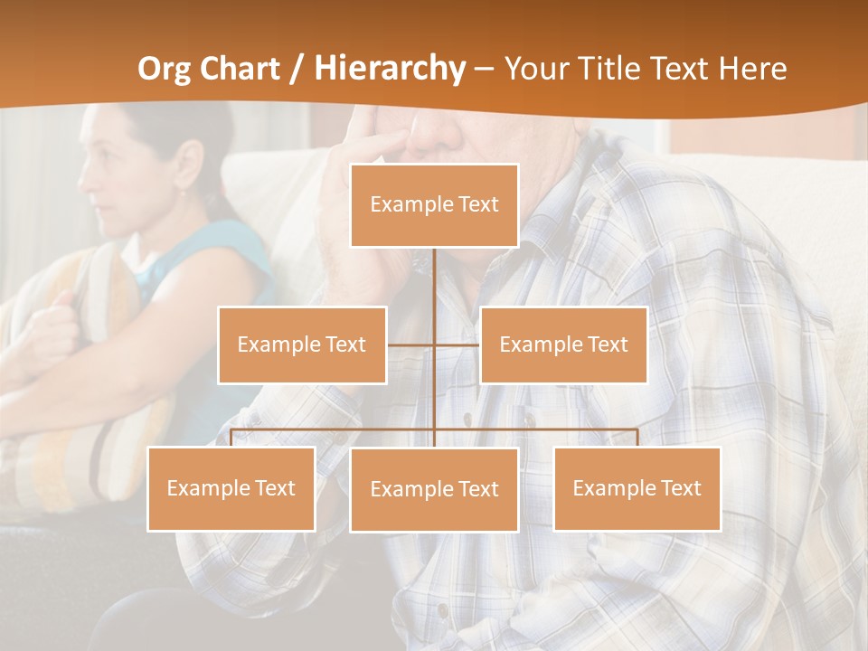 Sadness Mature Pensioner PowerPoint Template