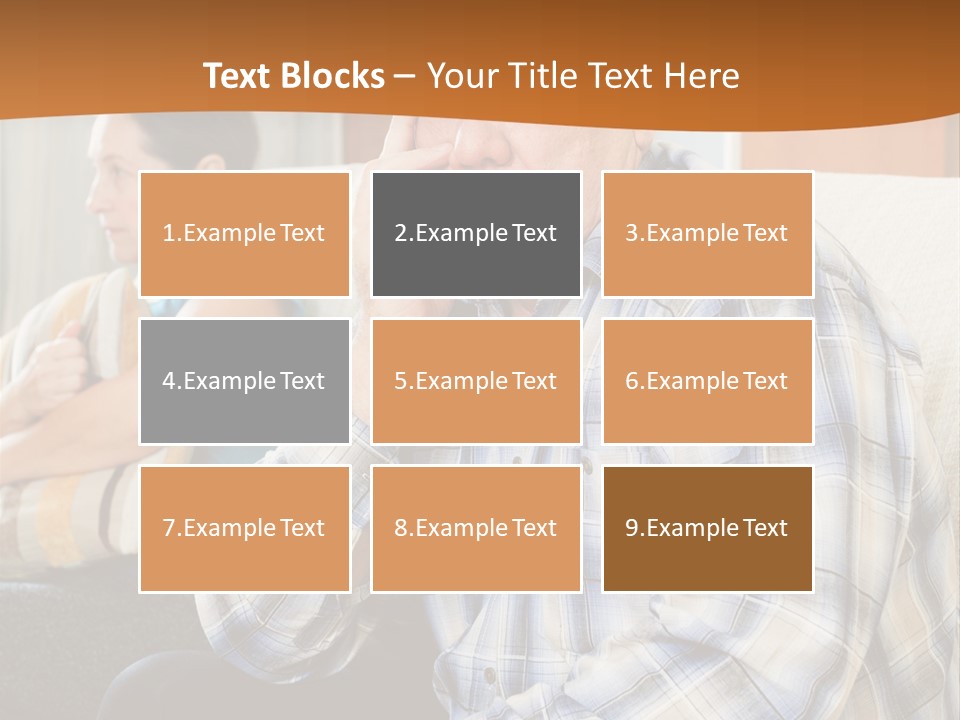 Sadness Mature Pensioner PowerPoint Template