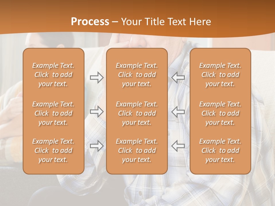 Sadness Mature Pensioner PowerPoint Template